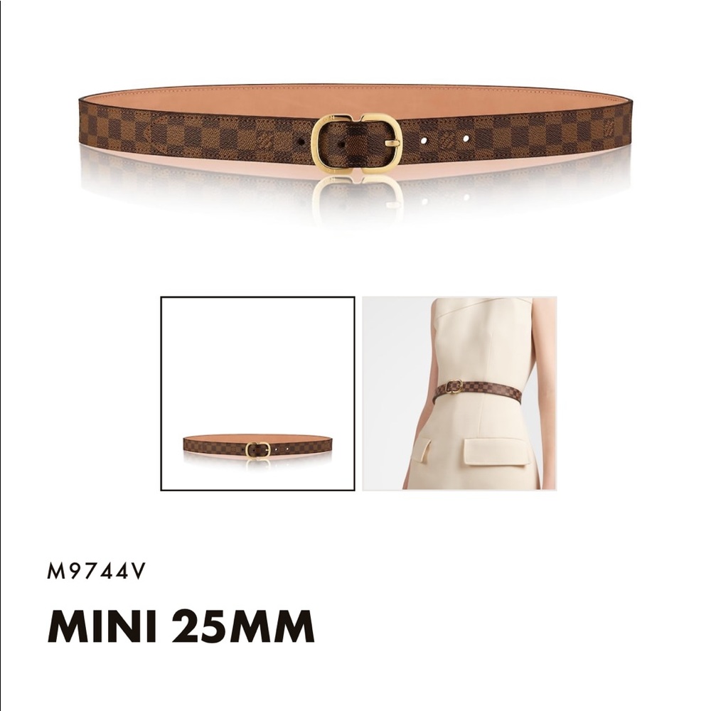 AUTHENTIC Louis Vuitton Women’s belt 25mm